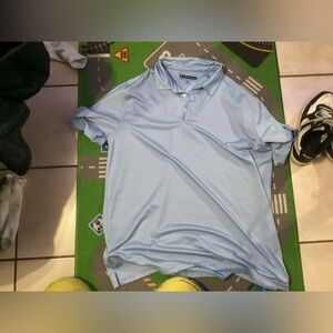 Mens XXL Polo Shirt Pebble Beach blue